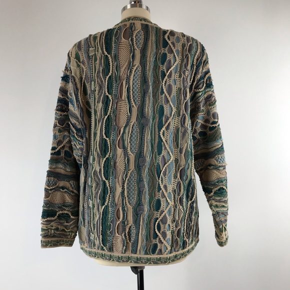 Vtg. 90’s Coogi Button Up Cardigan Sweater Sz. M - Picture 6 of 8